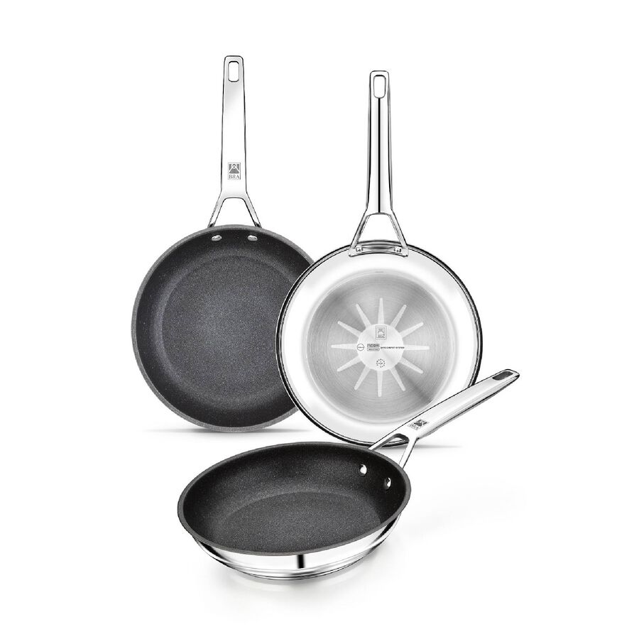 Sartén de acero inoxidable Connect Ø24cm