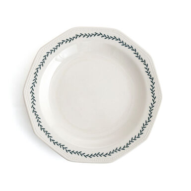 Plato llano blanco de porcelana Evergreen &Oslash;27cm