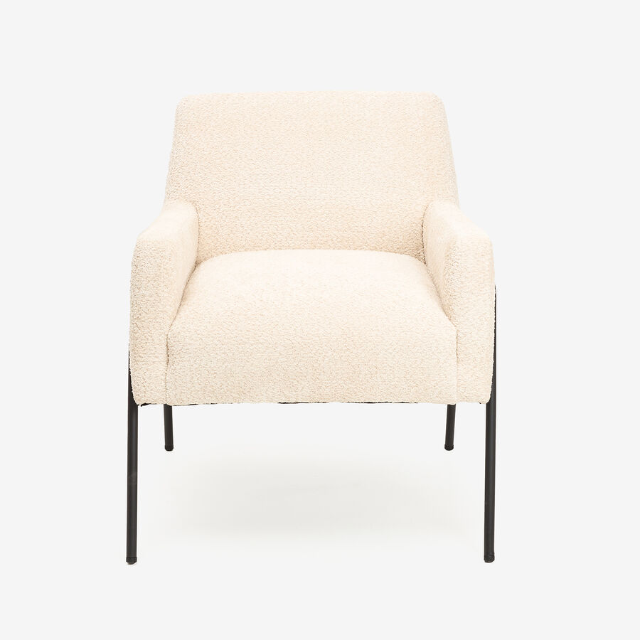 Butaca beige Mysteva 70x78x79cm Clau&Chloe