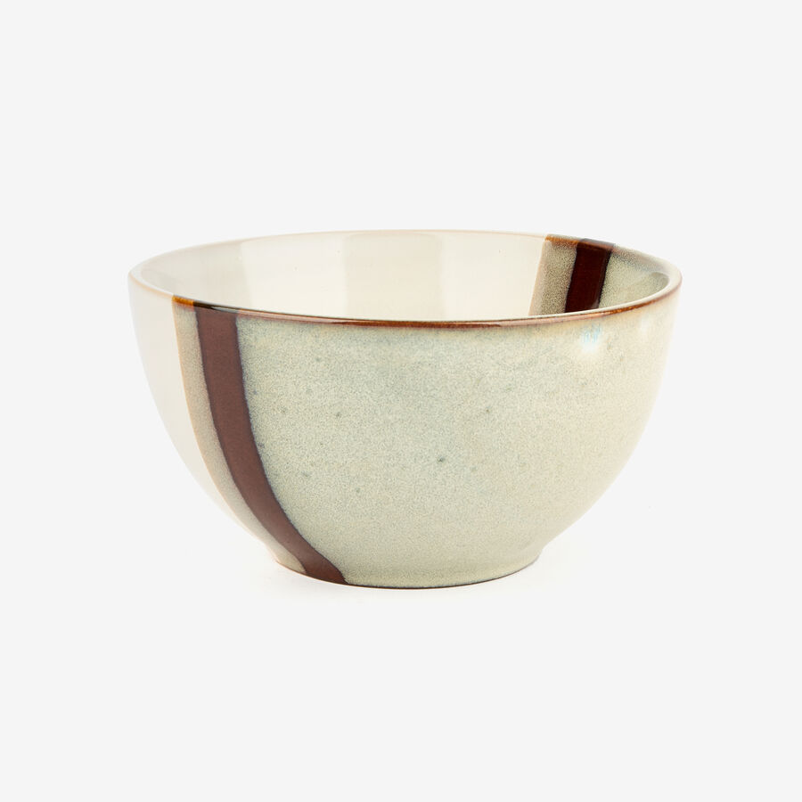 Bol de cerámica beige Sotres 69cl Ø14cm