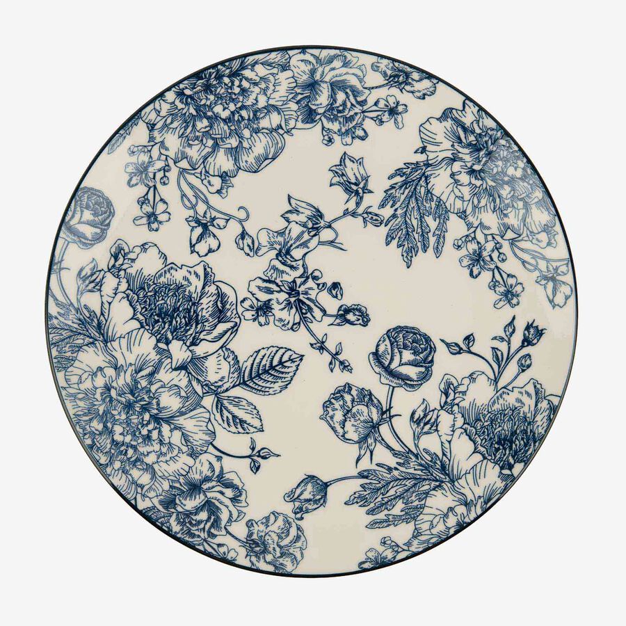 Vajillas de porcelana de 18pzas azul Give