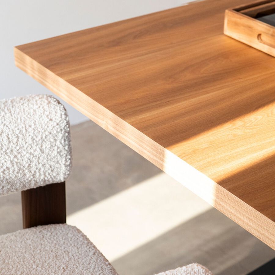 Mesa de comedor extensible de madera DM Denver 180/220x90x76cm
