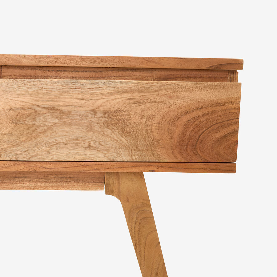 Escritorio de madera de acacia Deska 117x60x82cm