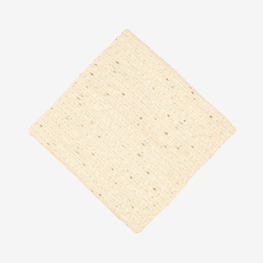 Funda de cojín beige Frisa 45x45cm