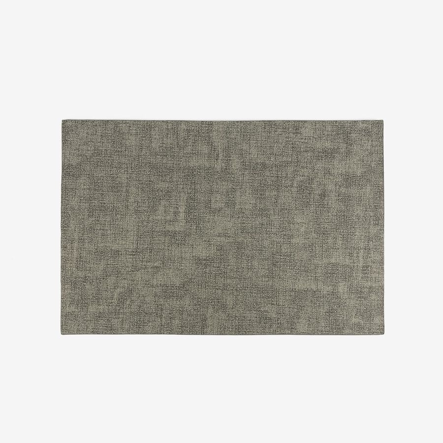 Mantel individual reversible gris oscuro 30x45cm