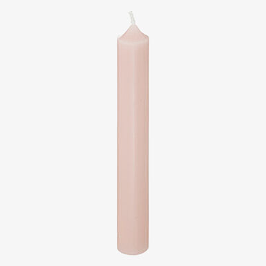 Set de 10 velas candelabro rosa 16cm