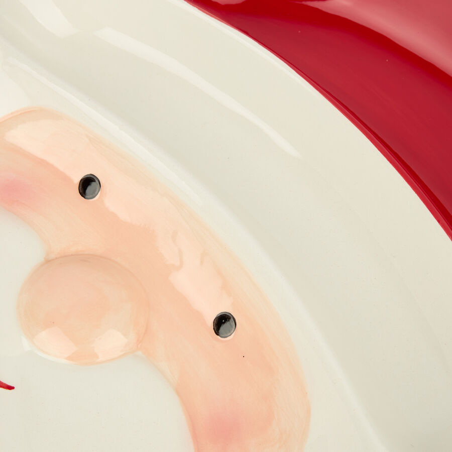 Plato de dolomita Santa Claus 31x23x3,5cm