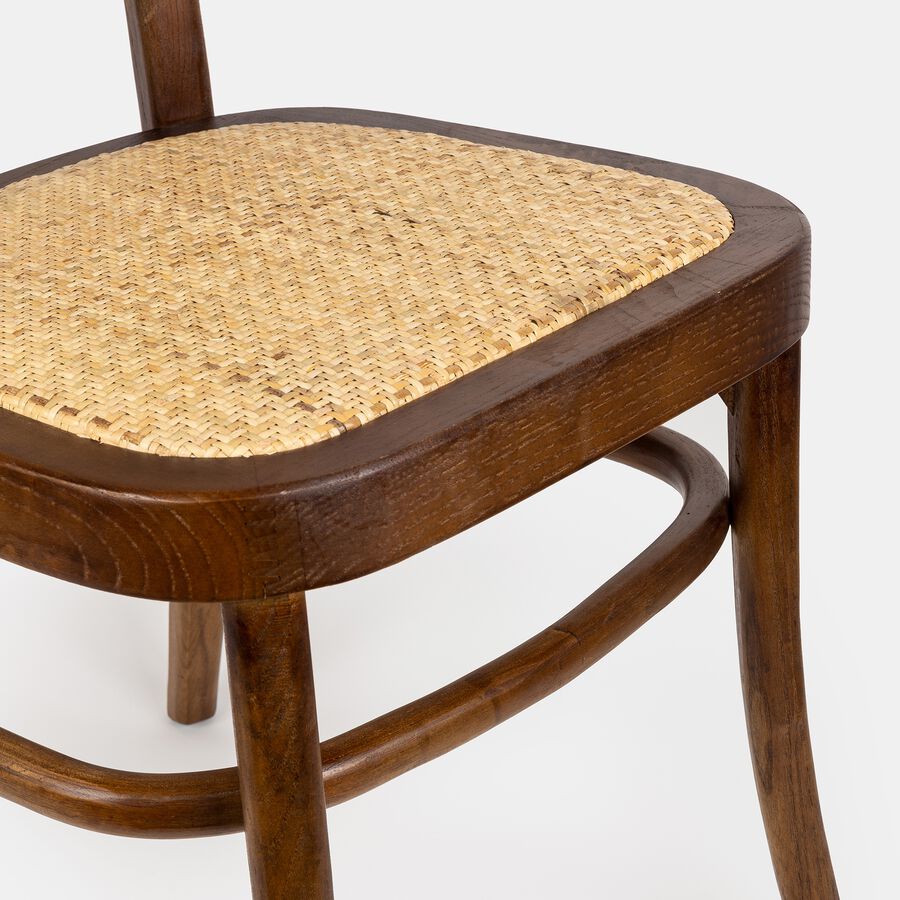 Silla de comedor de madera de olmo Cibran 45x41x83cm Clau&Chloe