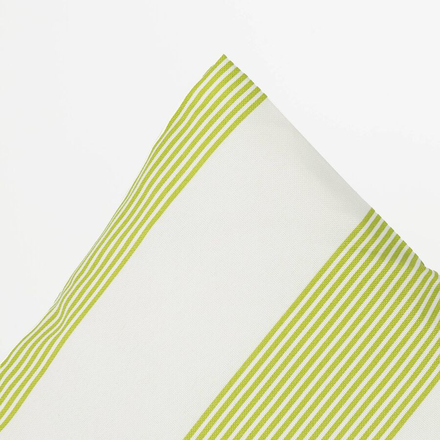 Cojín de exterior rayas verdes 43x43cm