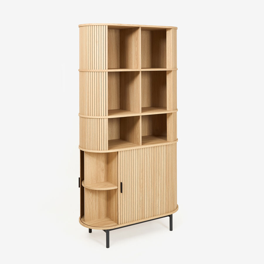 Estanter&iacute;a de madera MDF Medan 90x40x172,5cm