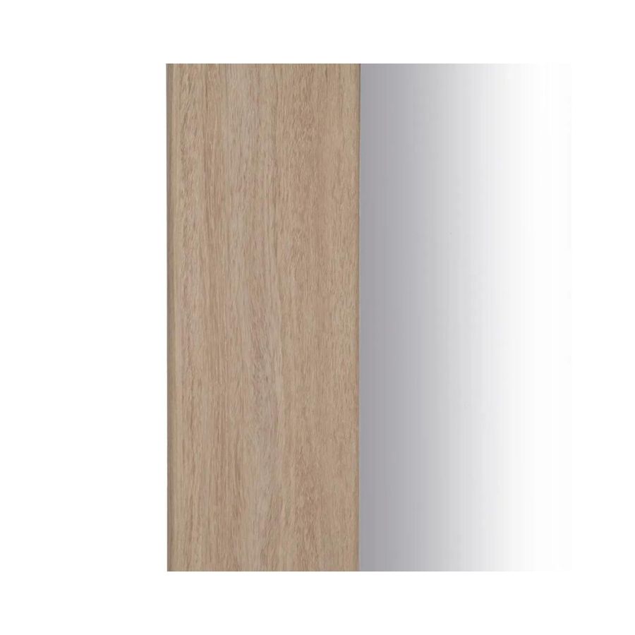 Espejo de pared ovalado de madera DM 65x2,2x160cm
