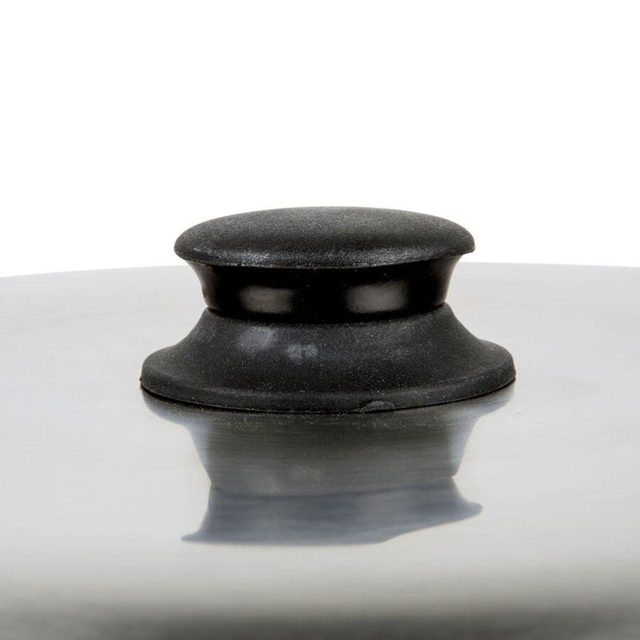 Tapa para sart&eacute;n gira-tortillas de acero inoxidable &Oslash;30cm - Ibili