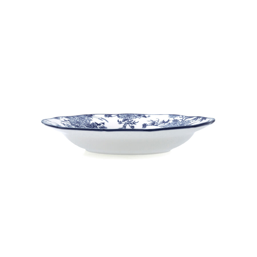 Plato hondo azul de porcelana Charlotte &Oslash;22cm