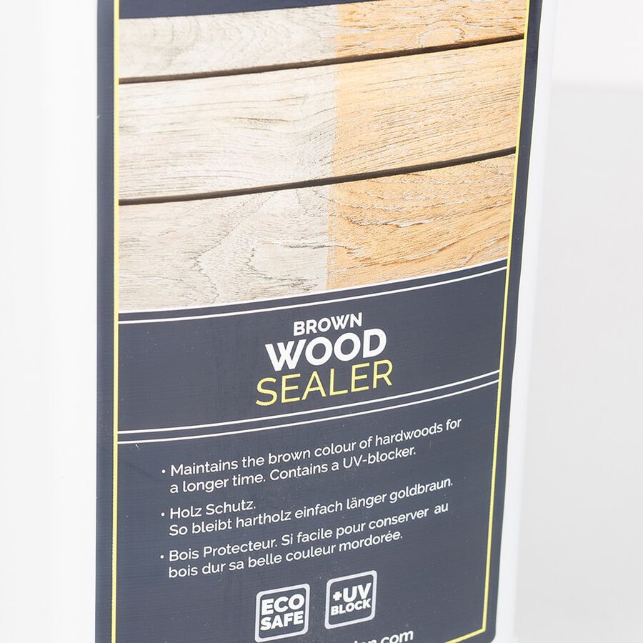 Aceite sellador de madera marr&oacute;n 1L