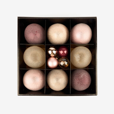 Set de 16 bolas decorativas Navidad