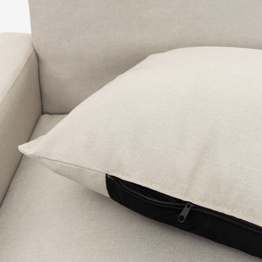 Sof&aacute; de 2 plazas beige Padua 178x84,5x83cm