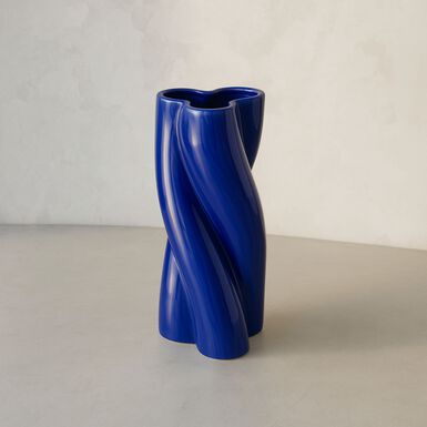 Jarrón de dolomita azul Narel 19cm