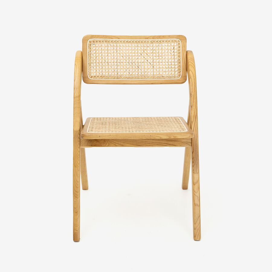 Silla plegable de madera de olmo Cecilia Clau&Chloe