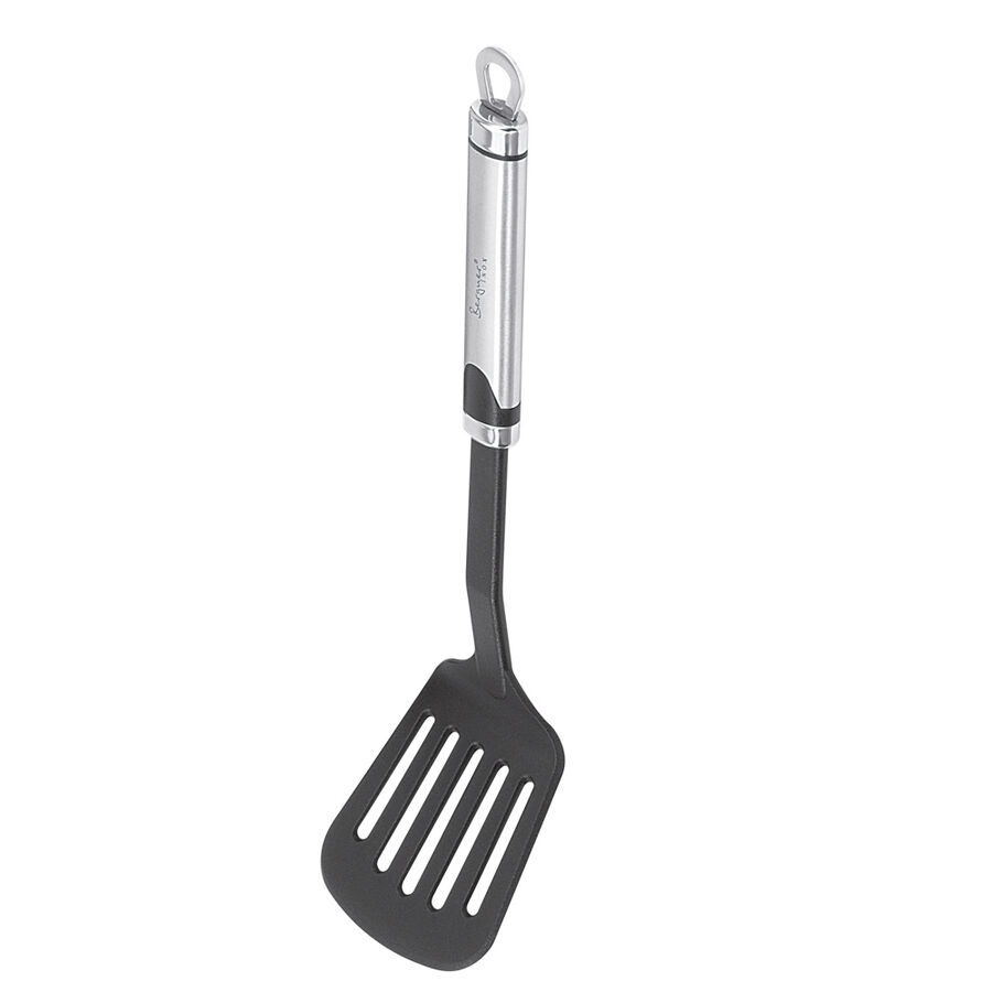 Espátula ranurada de acero inoxidable y nylon Eirene - Bergner