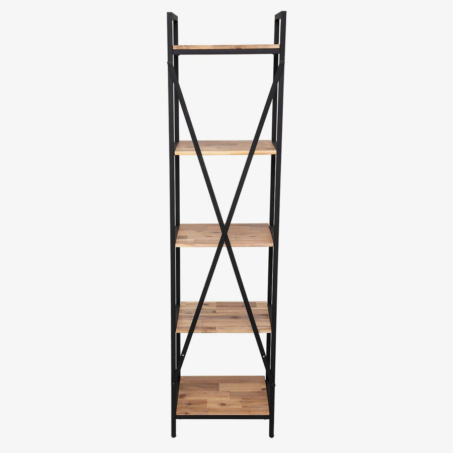 Estanter&iacute;a de 5 niveles de madera Lunel 45x180cm 