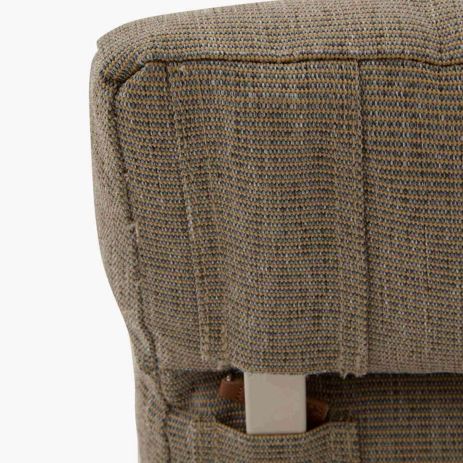 Conjunto de jard&iacute;n para 4 personas de acero crema Solani