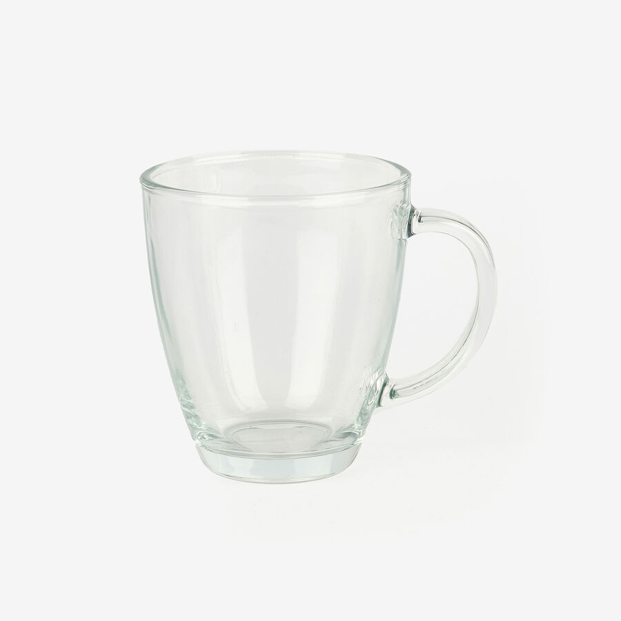Mug de cristal transparente 12x11x10cm 45cl