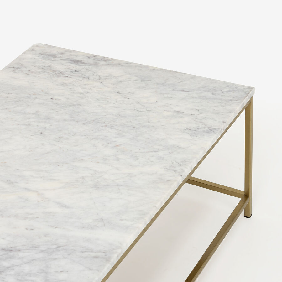 Mesa de centro de m&aacute;rmol 60x100x37,5cm