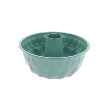 Molde savarín de acero verde Nela Ø25x10cm