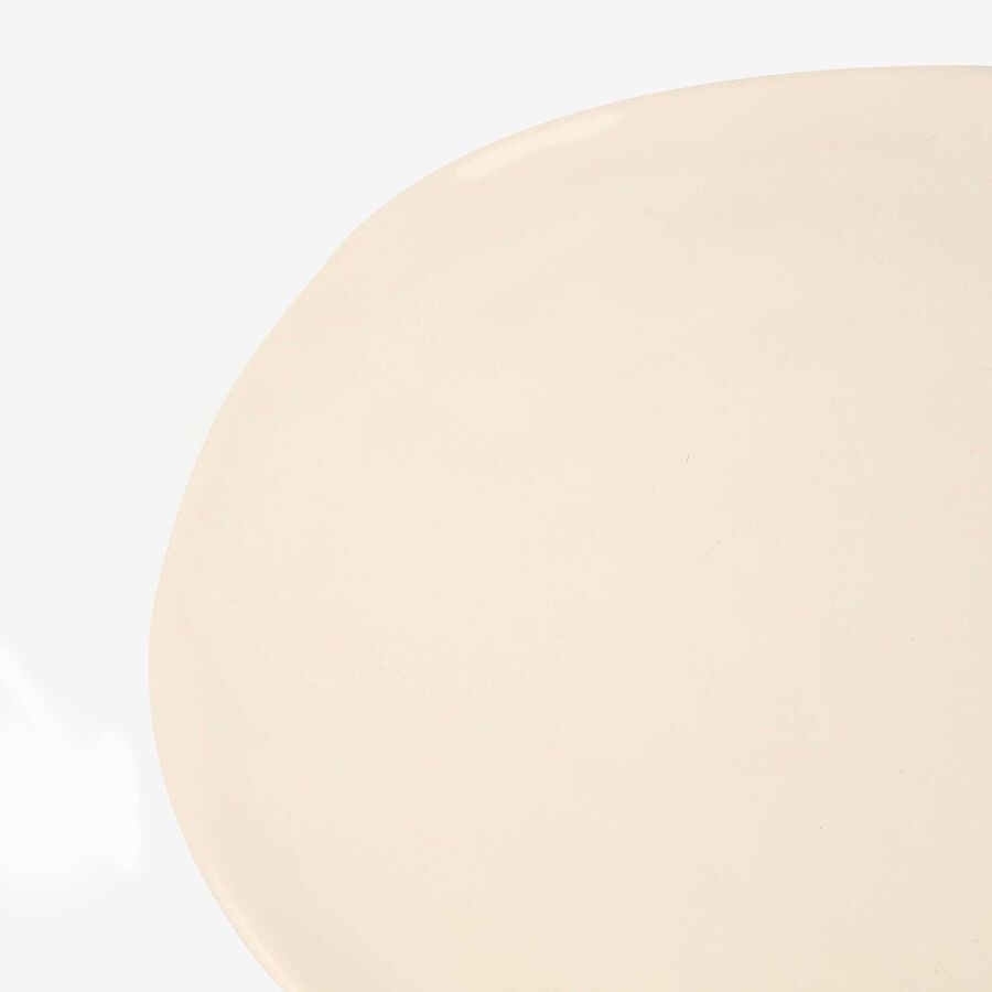 Plato llano de cer&aacute;mica blanco Posima &Oslash;26cm