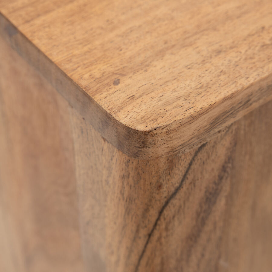 Aparador de madera de acacia con estante Bolt 180x45x80cm Clau&Chloe