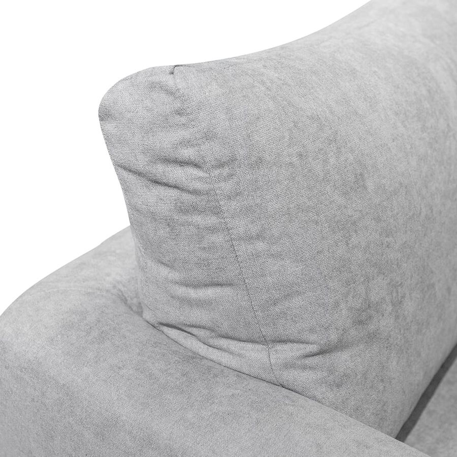 Sof&aacute; gris Lido 175x92x99cm