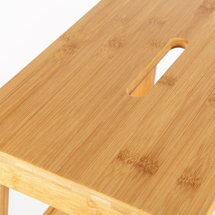 Escalera de bambú de 2 peldaños