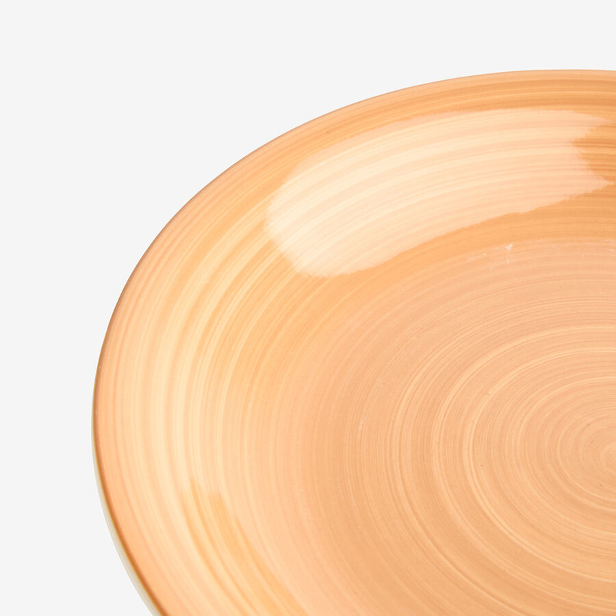 Vajilla de 18 piezas de cer&aacute;mica ocre Bargas