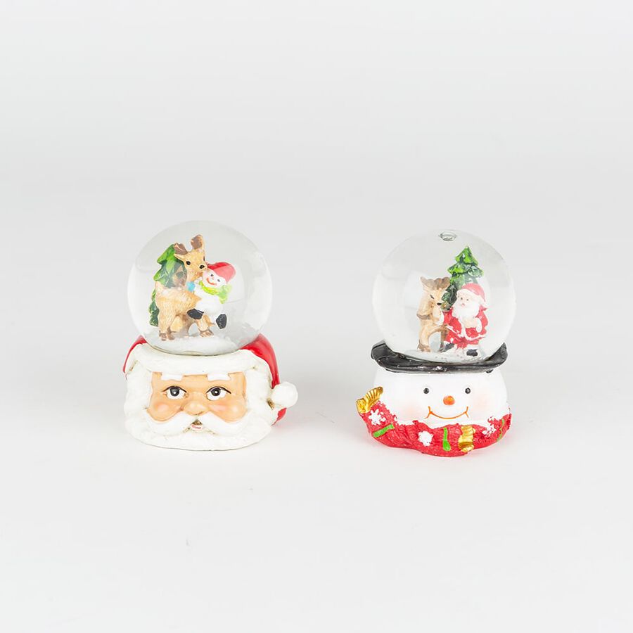 Bola de nieve de Navidad varios modelos 5cm