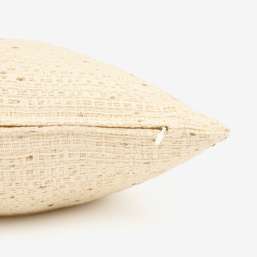 Funda de cojín beige Frisa 45x45cm