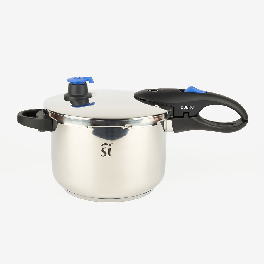 Olla a presi&oacute;n de acero inoxidable apta para inducci&oacute;n Duero &Oslash;22cm - 5,5L  - Bergner