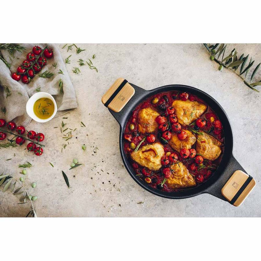 Cacerola baja natural Wood Ø24cm - 2,3L - BRA