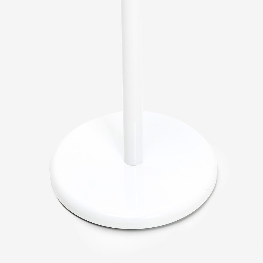 Perchero de pie de madera blanco 175cm