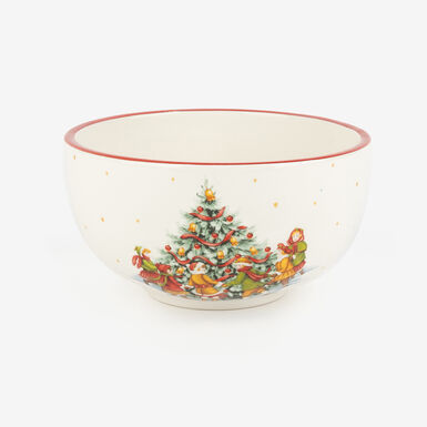 Bol de cer&aacute;mica Nochebuena &Oslash;15cm