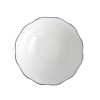 Ensaladera azul de porcelana Charlotte &Oslash;23x9cm