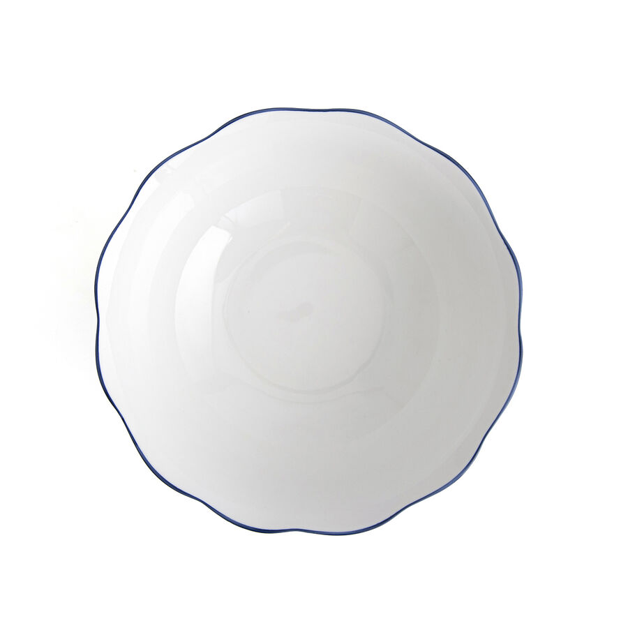 Ensaladera azul de porcelana Charlotte &Oslash;23x9cm