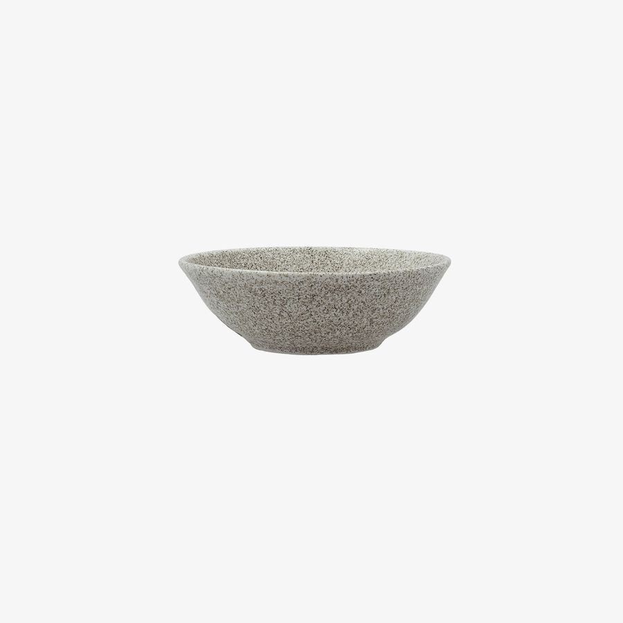 Bol gris efecto piedra de porcelana Travertin &Oslash;16cm