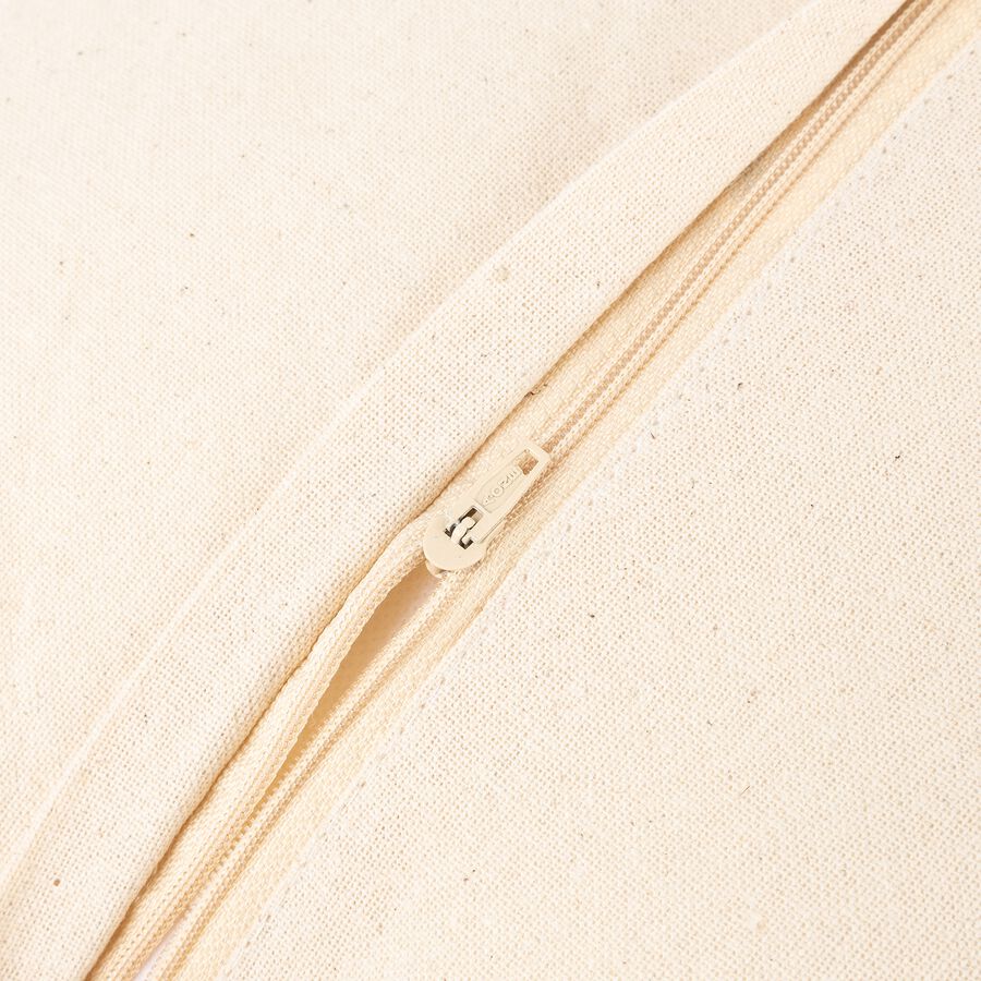 Cojín de algodón con rayas 45x45cm