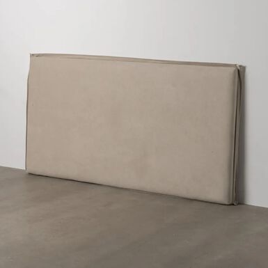 Cabecero tapizado desenfundable beige 190x8x100cm