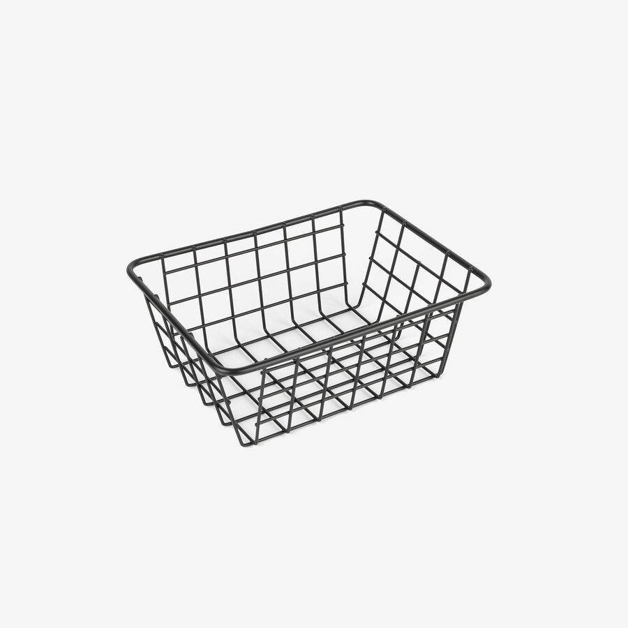 Cesta rectangular de metal 20x15,5x8cm