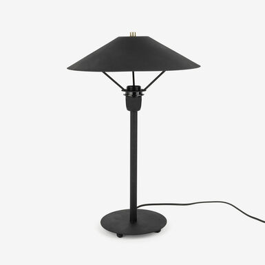 L&aacute;mpara de mesa negra Biruta &Oslash;35x51cm