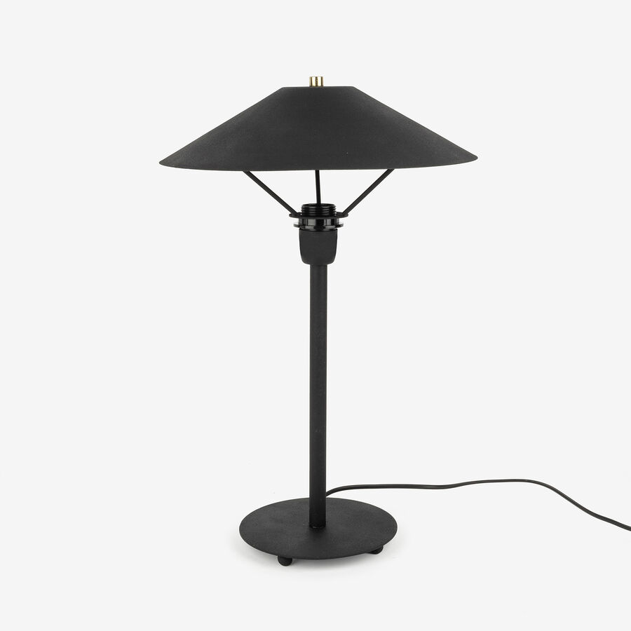 L&aacute;mpara de mesa negra Biruta &Oslash;35x51cm