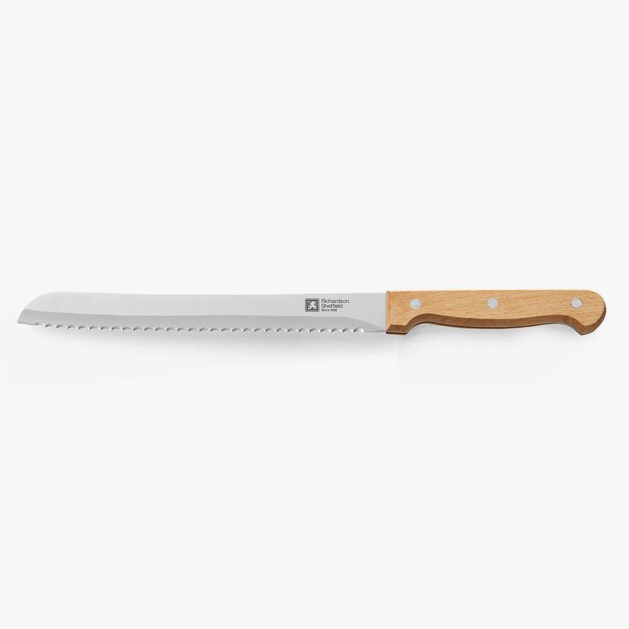 Cuchillo pan de acero inoxidable Ligna 20cm