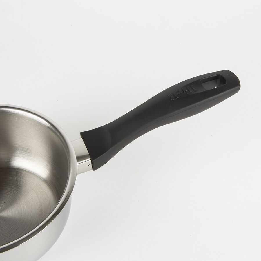Cazo de acero inoxidable apto para inducción Ø14cm - 1L - Ibili
