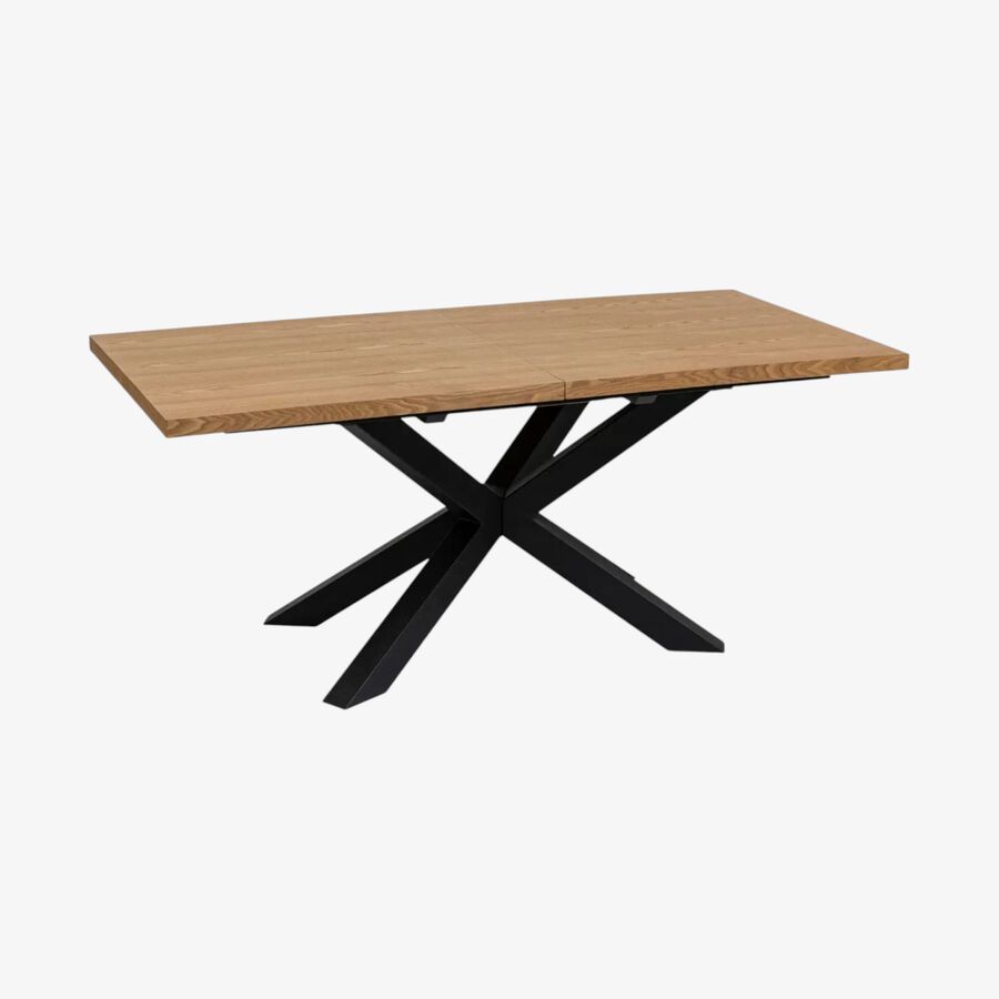 Mesa de comedor extensible de madera DM Denver 180/220x90x76cm